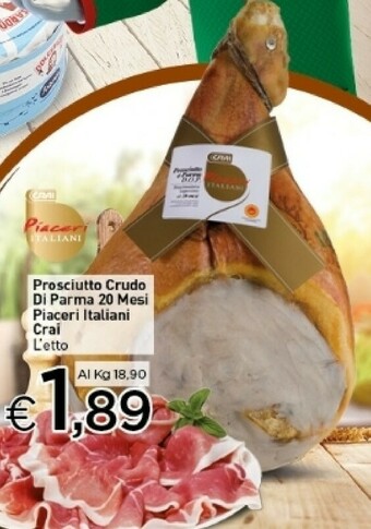 Crai Prosciutto di Parma offerta