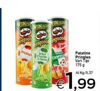 Crai Pringles Patatine fritte offerta