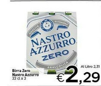 Crai Nastro Azzurro Birra offerta