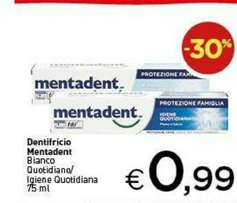 Crai Mentadent Dentifricio offerta