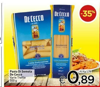 Crai De Cecco Pasta di semola offerta