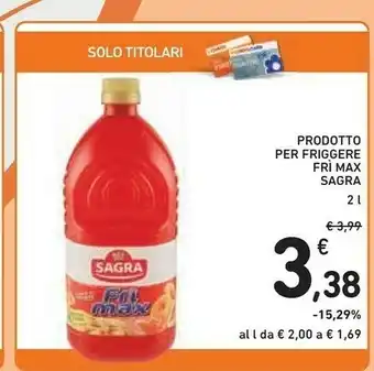 Conad Sagra Olio di semi offerta