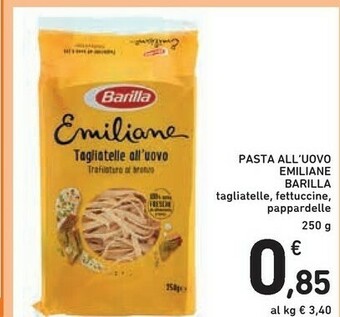 Conad Barilla Pasta all'uovo offerta