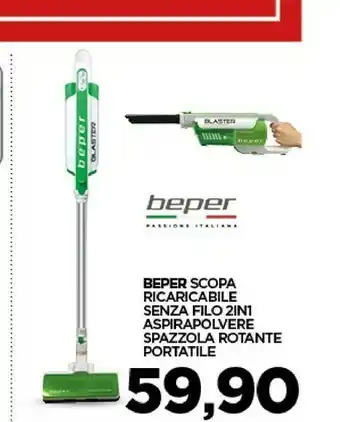 Despar Beper Scopa elettrica offerta