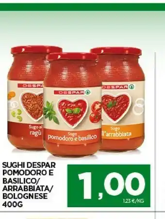 Despar Sughi per pasta offerta