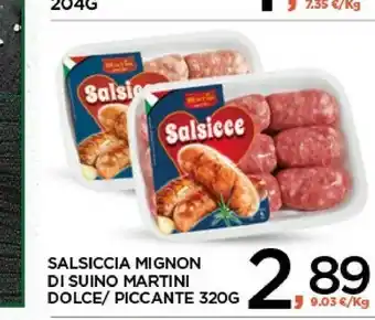 Despar Martini Salsicce offerta