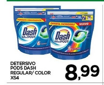 Despar Dash Detersivo lavatrice offerta