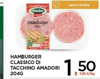 Despar Amadori Hamburger offerta