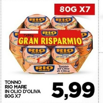 Despar Rio Mare Tonno Rio mare offerta