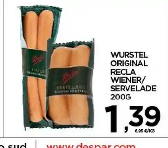 Interspar Recla Wurstel offerta