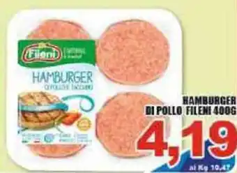 Sacoph Fileni Hamburger di Pollo 400 g offerta
