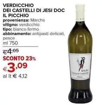 Iperal Il Picchio Verdicchio dei Castelli di Jesi DOC 750 ml offerta