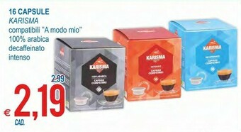 MD Discount Karisma 16 Capsule Compatibili A Modo Mio offerta
