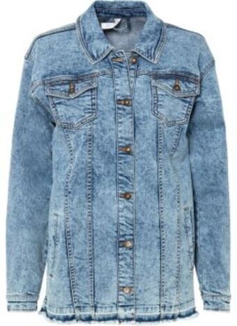 Bonprix Giacca di jeans con stampa offerta