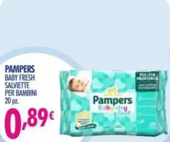 Acqua & Sapone Pampers Baby Fresh Salviette per Bambini 20 pz. offerta