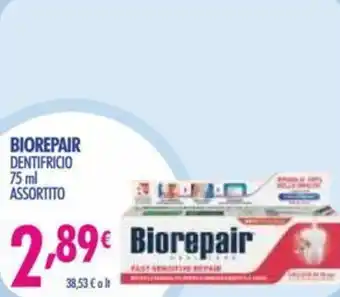 Acqua & Sapone Biorepair Dentifricio 75 ml assortito offerta