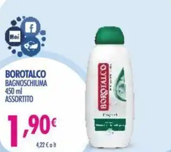 Acqua & Sapone Borotalco Bagnoschiuma 450 ml assortito offerta