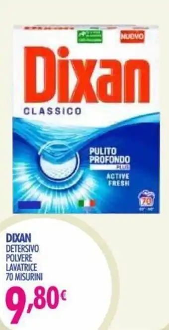 Acqua & Sapone Dixan Detersivo Polvere Lavatrice 70 misurini offerta
