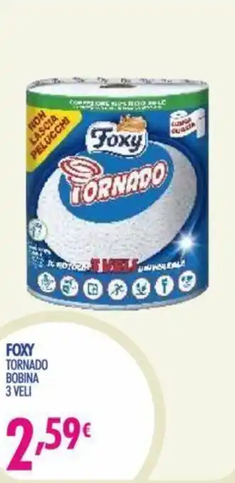Acqua & Sapone Foxy Tornado Bobina 3 veli offerta