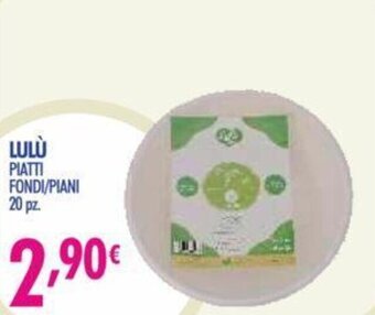 Acqua & Sapone Lulù Piatti Fondi/Piani 20 pz. offerta
