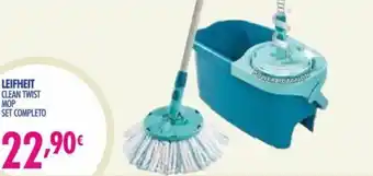 Acqua & Sapone Leifheit Clean Twist MOP Set Completo offerta