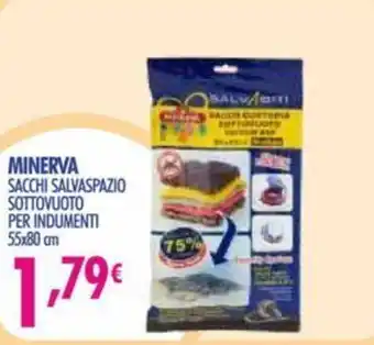 Acqua & Sapone Minerva Sacchi Salvaspazio Sottovuoto per indumenti 55x80 cm offerta