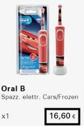 Iper Tosano Oral B Spazz. elettr. Cars/Frozen x1 offerta