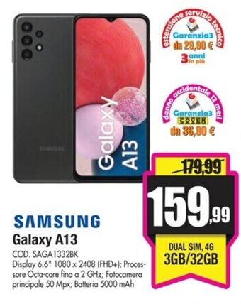 Dacia Samsung Galaxy A13 offerta
