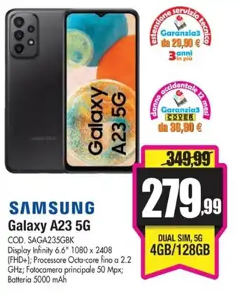 Dacia Samsung Galaxy A23 5G offerta