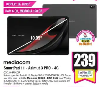 mediacom SmartPad 11 - Azimut 3 PRO - 4G