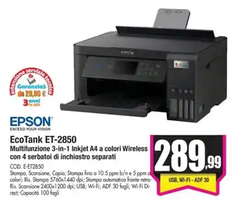 Epson Ecotank ET-2850
