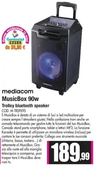 mediacom MusicBox 90w Trolley bluetooth speaker