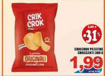 CrikCrok Patatine Croccanti 300 g