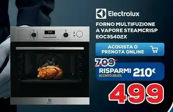 Euronics Electrolux Forno offerta