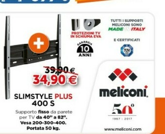 Expert Meliconi Slimstyle Plus 400 S offerta