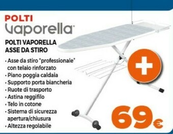 Expert Polti Vaporella Asse Da Stiro offerta