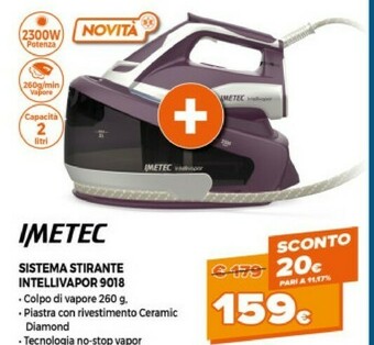 Expert Imetec Sistema Stirante Intellivapor 9018 offerta