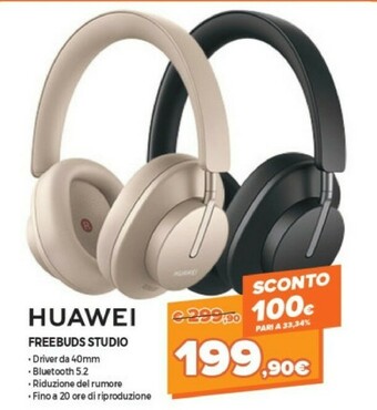 Expert Huawei FreeBuds Studio Cuffie Padiglione Auricolare USB Tipo-C Bluetooth Oro offerta