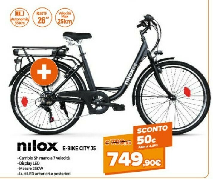 Nilox E-Bike City J5 offerta di Expert