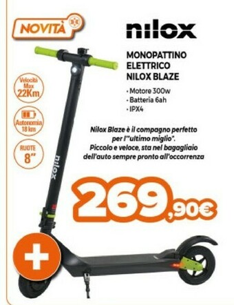 Expert Nilox Monopattino Elettrico Nilox Blaze offerta