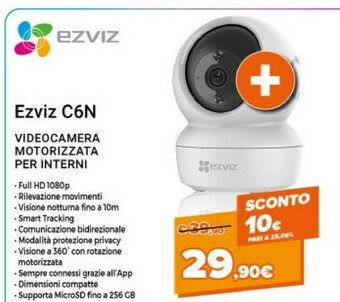 Expert Ezviz C6N Videocamera Motorizzata Per Interni offerta