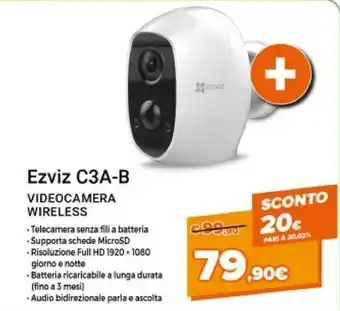 Expert Ezviz C3A-B Videocamera Wireless offerta