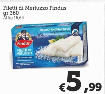 MAX Supermercati Filetti di Merluzzo Findus gr 360 offerta