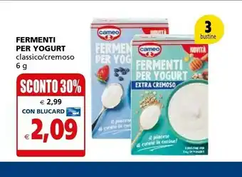 Il Gigante Cameo Fermenti Per Yogurt Classico offerta