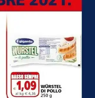 Il Gigante Wurstel Di Pollo