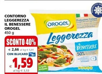 Il Gigante Orogel Contorno Leggerezza Il Benessere offerta