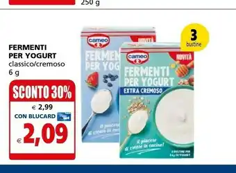 Il Gigante Cameo Fermenti Per Yogurt offerta