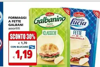 Il Gigante Galbani Formaggini offerta