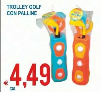 MD Discount Trolley Golf Con Palline offerta