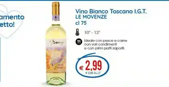 MD Discount Le Movenze Vino Bianco Toscano IGT offerta